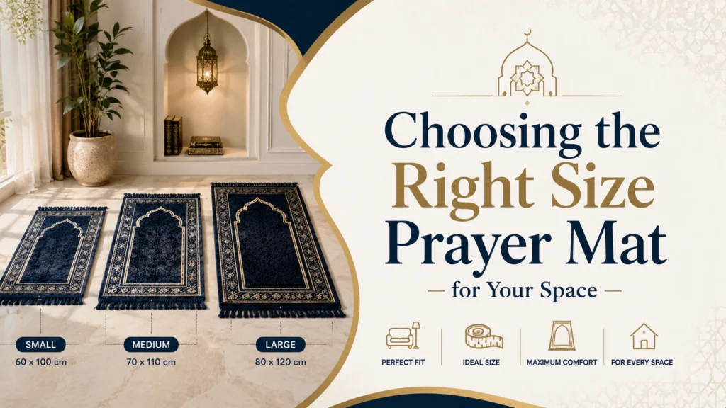 Choosing the Right Size Prayer Mat for Your Space